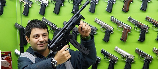 A gun store in the USA