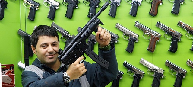 A gun store in the USA