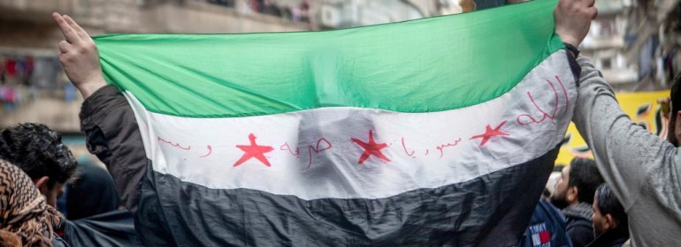 Demonstration against Assad regime are a regular occurence in Aleppo, Syria [Freedom House]