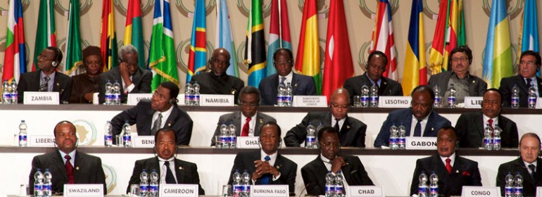 African Heads of State at the summit held in Malabo, Equatorial Guinea 2011.