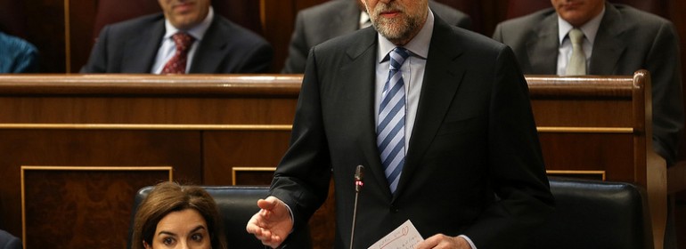 Mariano Rajoy addresses congress on corruption in Spain