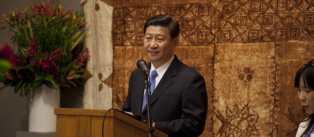 Xi Jinping addresses an audience in New Zealand in 2010. He was still the Vice Presidnet at the time.