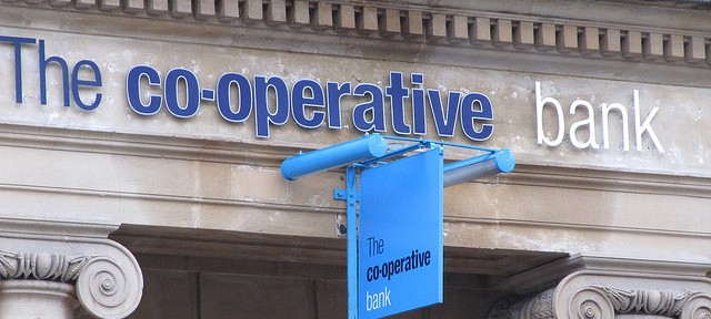 The co-operative bank has been downgraded by Moody's