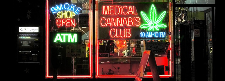A medical cannabis club in 2005.
